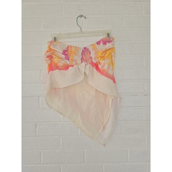 Free People Better Than That Tube Top Size S NWT Floral Print Boho - Picture 7 of 13